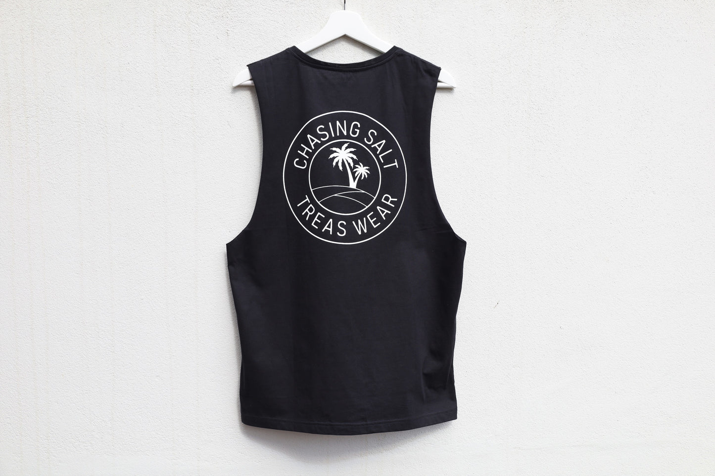 Black Cotton Singlet