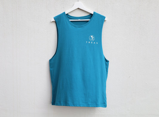 Teal Cotton Singlet
